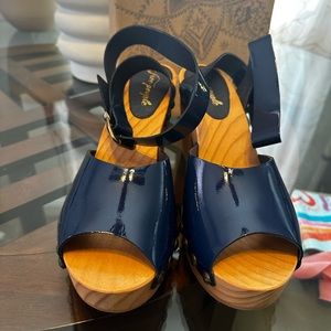 Free People Patent Leather Clogs